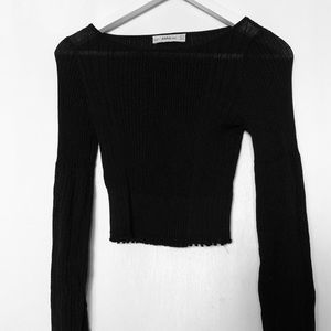 Zara thin knit sweater top